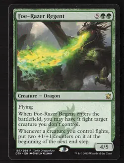 Foe-Razer Regent Tarkir Dragonfury Promos #187 Rare - Image 1