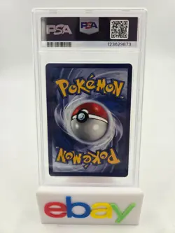 2000 POKEMON PROMO BLACK STAR POKEMON LEAGUE #18 TEAM ROCKET'S MEOWTH PSA 8 - Image 2