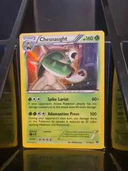 CHESNAUGHT 11/162 Holo Rare Breakthrough Near Mint Pokemon TCG - Image 1