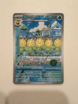 Pokemon TCG Illustration Rare Sunflora #169/167 Twilight Masquerade NM - Image 1