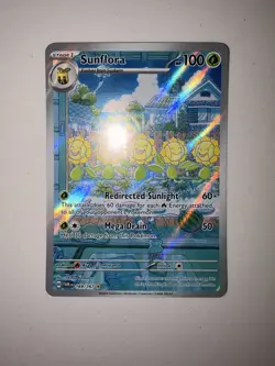 Pokemon TCG Illustration Rare Sunflora #169/167 Twilight Masquerade NM - Image 2