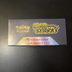 Pokemon Surging Sparks ETB Pokemon Center Exclusive Edition New Factory Sealed - Image 5