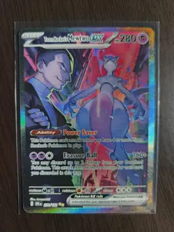 Team Rocket's Mewtwo ex 231/182 Sv10: Destined Rivals Holo SIR - Pokemon TCG - Image 1
