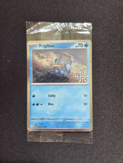 Pokemon - Frigibax 058/193 - 2024 Holiday Calendar - SEALED & Snowflake STAMPED - Image 1