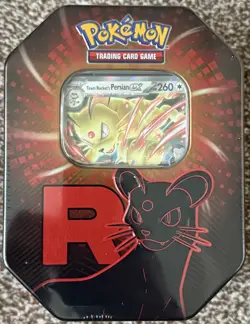 Pokemon TCG Team Rocket Tins Set of 3 Mewtwo & Nidoking & Persian Factory Sealed - Image 5