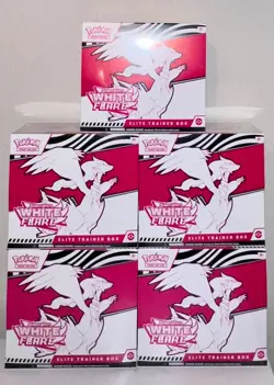 Pokemon TCG : White Flare Elite Trainer Box ETB Factory Sealed - (Lot of 5) - Image 5