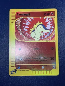Pokemon Cyndaquil Common Reverse Expedition Set Base Eng Vintage 2002 - Image 2