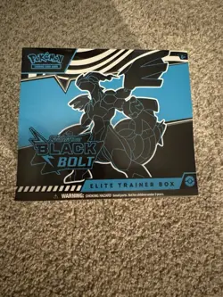 Pokemon Black Bolt Factory Sealed ETB! Mint! No Rips Or Tears! - Image 1