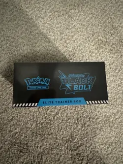 Pokemon Black Bolt Factory Sealed ETB! Mint! No Rips Or Tears! - Image 2