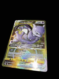 🔥 Pokemon TCG Mewtwo VSTAR #086 Gold Ultra Rare Pokemon GO SHARP - 👀 - Image 2