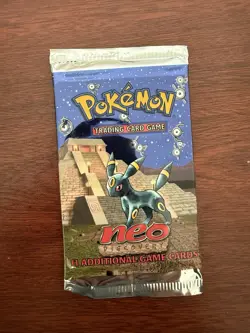 Pokemon Neo Discovery Unlimited Booster Pack - Sealed (Umbreon - Unweighed) - Image 1