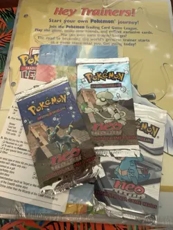 Pokemon Neo Discovery Unlimited Booster Pack - Sealed (Umbreon - Unweighed) - Image 3