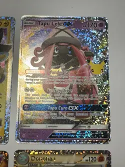 Mewtwo EX Tapu Lele EX Luxray GL And Donphan Celebrations Pokemon Lot Of 4 - Image 4