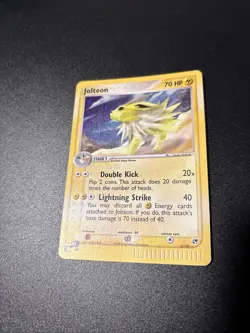 Pokemon TCG Holo Rare Jolteon 70HP Used In Very Good Condition See Photos - Image 1