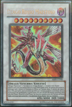 DRAGO ROSSO MAESTOSO (Majestic Red) Ultra R ABPF IT040 • heavy play • Yugioh - Image 1