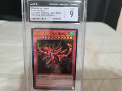 CGC 9 (MINT) - Slifer the Sky Dragon LC01-EN002 ULTRA RARE - Image 1