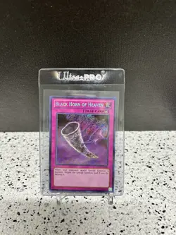 Black Horn of Heaven YuGiOh! Secret Rare, LCYW-EN300 (LC03) Yugi's World - Image 1