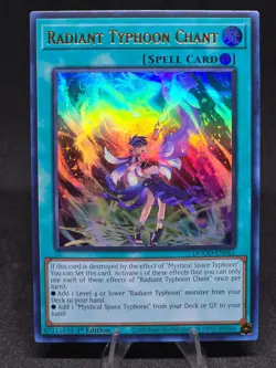 Yu-Gi-Oh! Radiant Typhoon Chant DOOD-EN061 Doom of Dimensions 1st Edition (UR)NM - Image 1