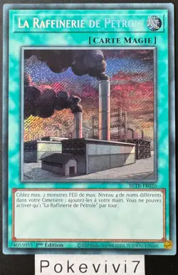 Carte YU-GI-OH! LA RAFFINERIE DE PETROLE BLTR-FR026 Secret Rare NEUF - Image 1