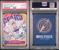 PSA 10 Monkey D. Luffy OP05-119 SEC Alt Art Nika Gear 5 ONE PIECE CARD Japanese - Image 5