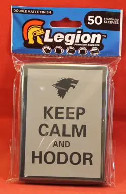 Legion 50 MTG Standard Card Sleeves Deck Protector - Keep Calm and Hodor - Image 2