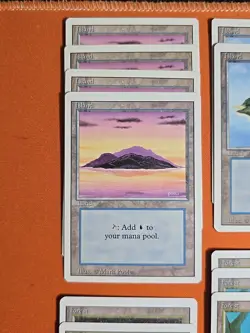1994 MAGIC THE GATHERING REVISED MIXED LAND LOT (28 CARD) LIGHT ▶ MODERATE PLAY - Image 2
