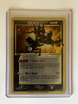 Pokemon Greninja Gold Star SWSH144 Black Star Promo Card Celebrations 25th Anniv - Image 2