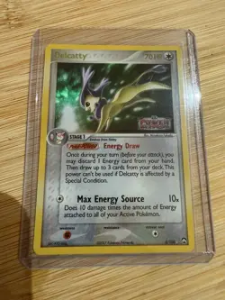 Delcatty Holo Rare Power Keepers Stamped Pokemon TCG Card 8/108 NM - Image 1
