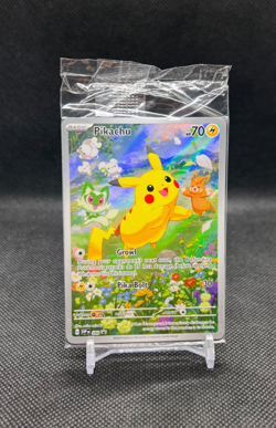 Pokemon Pikachu 088 Scarlet & Violet Black Star Promo Card Sealed - Image 1