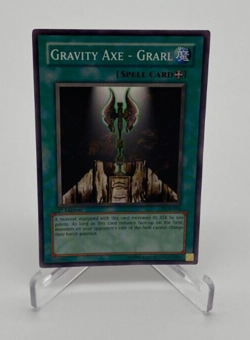 Yu-Gi-Oh Trading Card Game TCG 1st Edition Dark Crisis Gravity Axe Grarl DCR-034 - Image 1