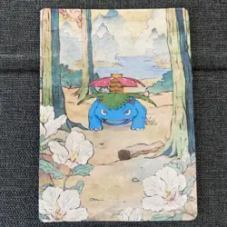 Japanese ART STYLE Venusaur Fan Full Art Pokemon Custom Card/perfect bookmark - Image 1