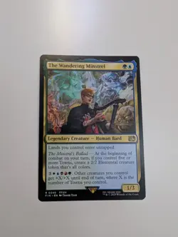 MTG - The Wandering Minstrel - Final Fantasy NM/M Condition - Image 1
