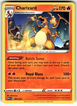 Charizard 025/185 SWSH04: Vivid Voltage LP Pokemon Card TCG - Image 1