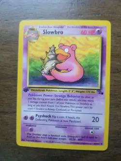 Pokemon Card - 1st Edition Slowbro - (43/62) Fossil Set Uncommon ***NM*** - Image 2