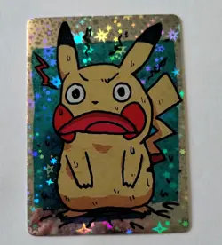 PokeDoodly PIKACHU Pack Hit Holo First Edition Pokemon Card Chase SR Full Art - Image 1