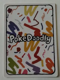 PokeDoodly PIKACHU Pack Hit Holo First Edition Pokemon Card Chase SR Full Art - Image 3