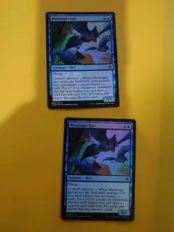 Messenger Jays x2 Brid MTG 2 Card. Conspiracy2 - Take the Crown. FOIL NM - Image 1