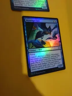 Messenger Jays x2 Brid MTG 2 Card. Conspiracy2 - Take the Crown. FOIL NM - Image 2