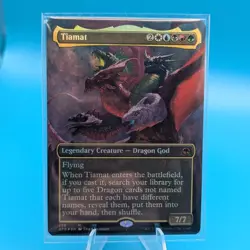 Tiamat 298, FOIL, MTG - Adventures in Forgotten Realms - NM Foil Borderless - Image 1