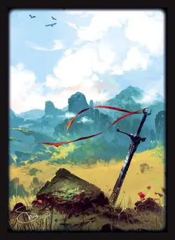 Legion 50 MTG Standard Card Sleeves Deck Protector - Velinov Plains - Image 1