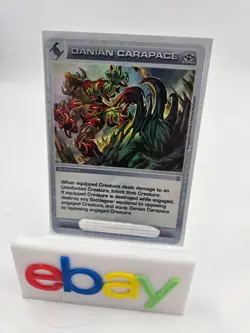 Chaotic Super Rare Battlegear Danian Carapace Card - Image 1