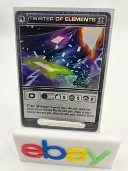 Chaotic 64/100 Twister of Elements Super Rare Holo Foil Attack Card - Image 1