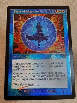 Force of Negation - #9 Foil (Retro Frame) Modern Horizons - Mtg - Image 1