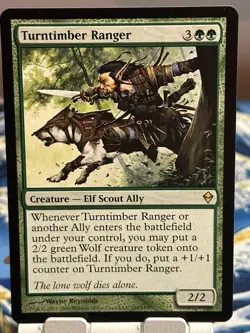 Magic The Gathering Zendikar Turntimber Ranger #191/249 MTG TCG CCG - Image 1