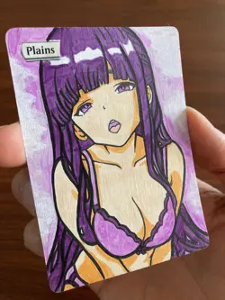 Altered Art MTG Magic Card - Fern Frieren - Hand Painted Anime Manga Alter - Image 2
