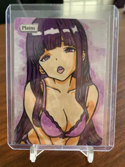 Altered Art MTG Magic Card - Fern Frieren - Hand Painted Anime Manga Alter - Image 3