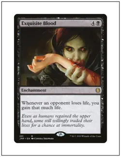1x Exquisite Blood, Jumpstart, Magic MTG NM - Image 1