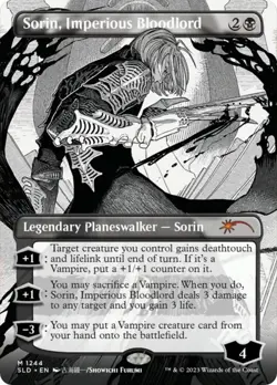 MTG Foil - Sorin, Imperious Bloodlord (Borderless) - 1244 / NM / English - Image 1