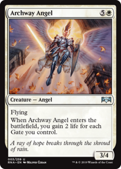 ARCHWAY ANGEL ~mtg NM-M Ravnica Allegiance Unc x4 - Image 1