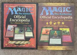 MTG Magic The Gathering Encyclopedia Set Vol 1 + 2 Alpha Arabian Nights Legends - Image 1